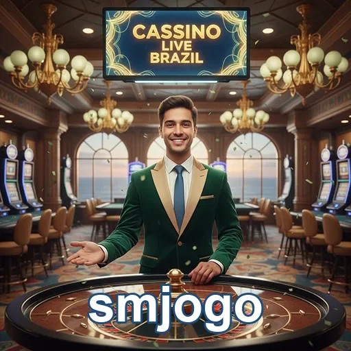 Jogador utilizando o app smjogo no celular